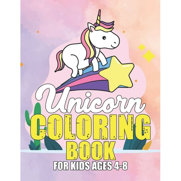 unicorn coloring book for kids ages 48 beautiful unique unicorns coloring  book will be interesting for boys girls toddlers