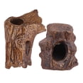 thumbnail image 1 of BESTYASH 2Ud Refugio De Cerámica Para Peces Y Camarones Acuario Decorativo Color Marrón Oscuro, 1 of 7
