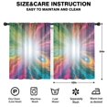 thumbnail image 2 of Blackout Kids Curtains,Colorful Swirl Tie Dye Pattern Childrens Insulated Curtains Set Of 2,Bedroom Essentials,Toddler Room Decor 42"x54", 2 of 5