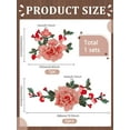 thumbnail image 2 of 3Pcs Flower Sew on Patches Floral DIY Applique Accessories Salmon Stick On Patch for Clothes Dress Hat Jeans Backpacks Jackets DIY Accessories 125~268x125~163x3mm, 2 of 3