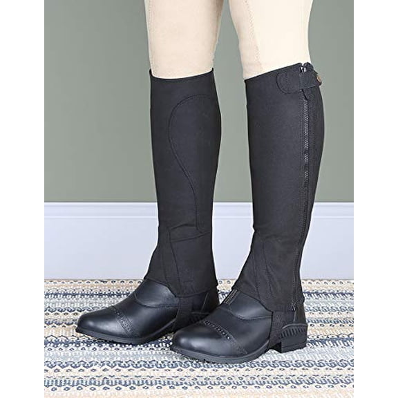 Shires Moretta Childs Amara Half Chaps Black Medium