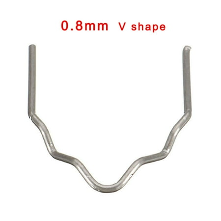 

500pcs Hot Stapler Plastic Repair Standard Pre Cut Wave Staples Bumper Bodywork Repairs Wave Staples Welding Wire
