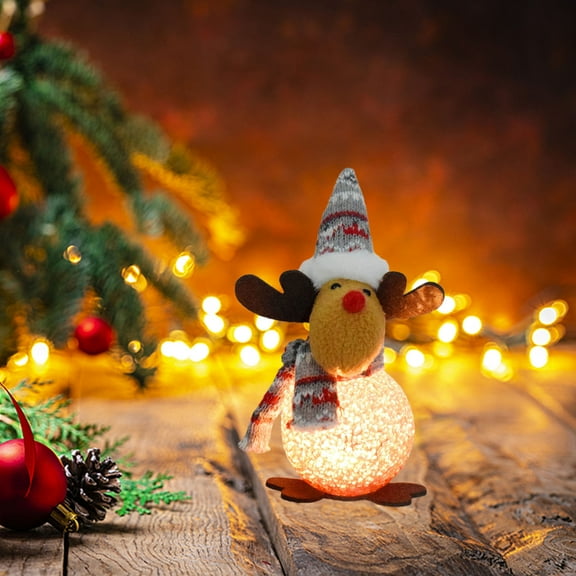Iumwxz Christmas Snowman Night Light Decorations Christmas Led Light-Up Snowman Lights Gift Ornaments Toys Christmas Gifts home decor christmas clearance outdoors indoor