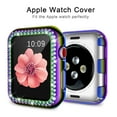 thumbnail image 4 of Antank Apple Watch Bands 40mm Women Glitter Metal Strap with Bling Diamond Protective Case For iWatch Series 4 5 6, 4 of 7
