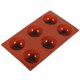 thumbnail image 1 of Wdftyju Molde de silicona para chocolate, grado alimenticio, 6 cavidades, círculo, esfera, bricolaje, molde para hornear Wdftyju 4pg5py5rm1ar0vu1, 1 of 3