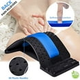 thumbnail image 2 of Back Stretcher, Lumbar Back Pain Relief Device, Multi-Level Back Massager Lumbar, Pain Relief for Herniated Disc, Sciatica, Scoliosis, Lower and Upper Back Stretcher Support, 2 of 7