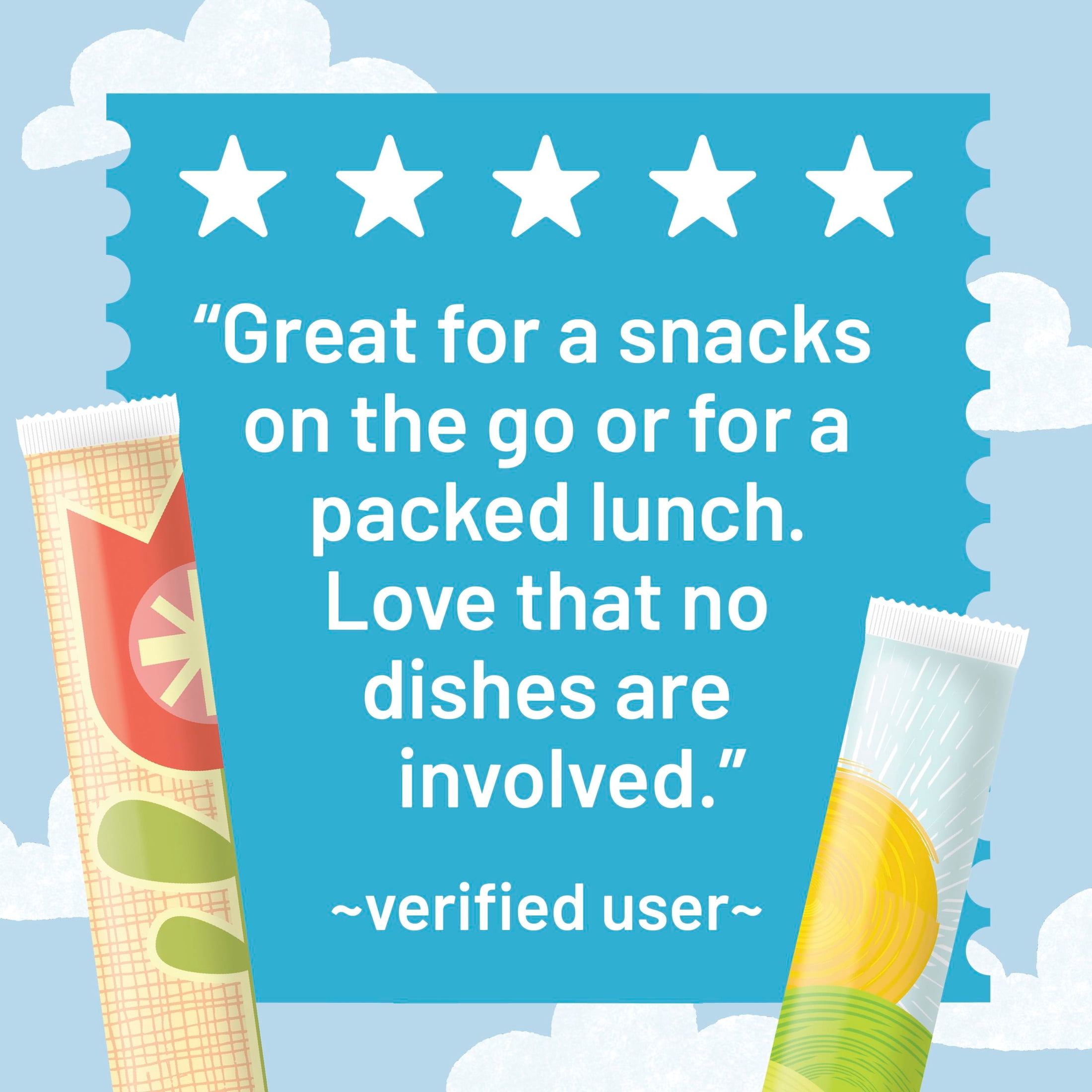 Simply Go-GURT Kids Low Fat Yogurt Variety Pack, Gluten Free, 2 oz Yogurt Tubes (16 Count)