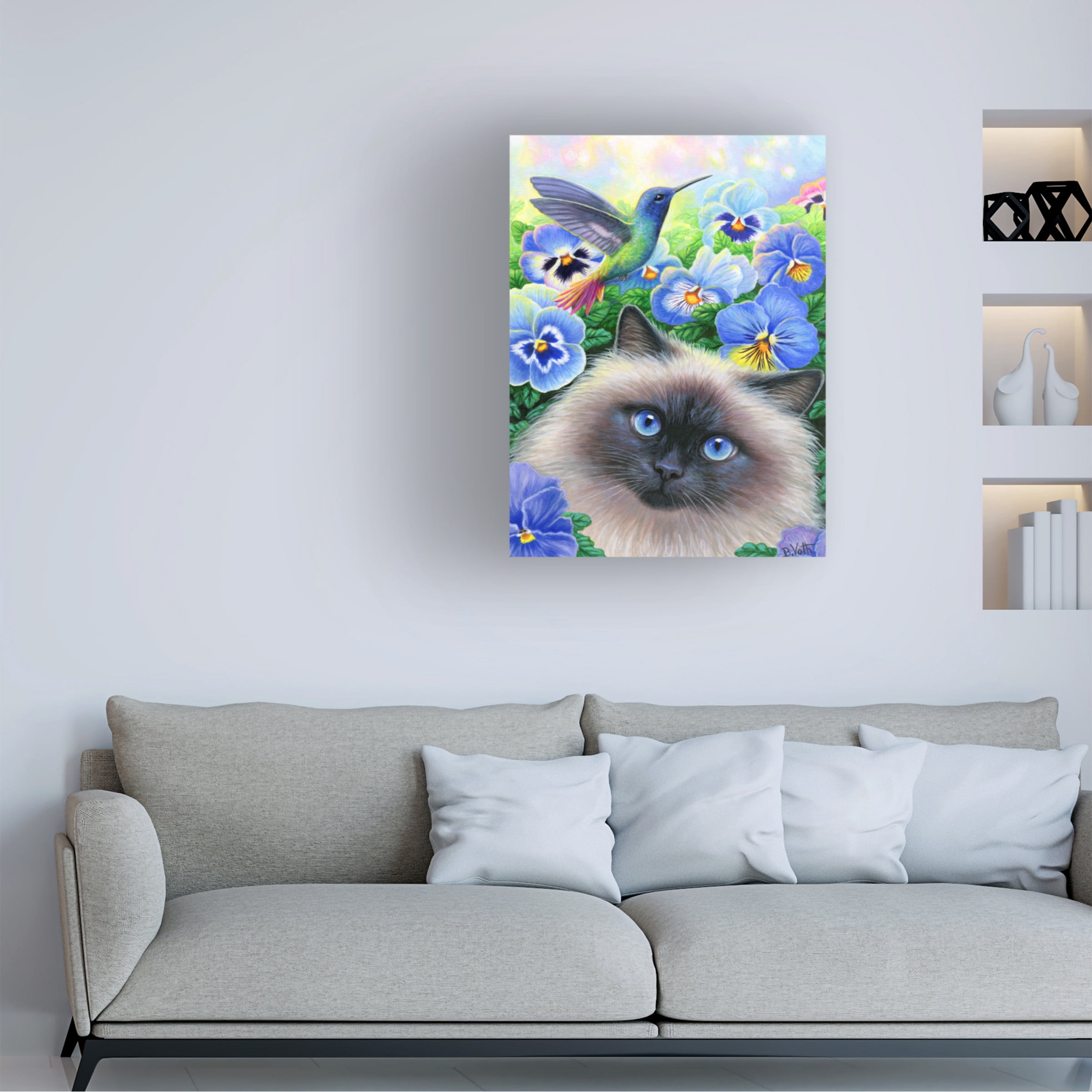 Bridget Voth 'In Gemmas Garden' Canvas Art