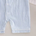 thumbnail image 5 of JUMEYU Newborn Summer Clothes Girl Baby Birthday Outfit Girl Romper Cute Embroidered Letter Tshirt Romper Clothes 0 3 6 9 12 18 24 Months (Blue,12-18 Months), 5 of 7