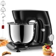 thumbnail image 1 of Vezzio Stand Mixer,6 Quarts,10-Speed Tilt-Head,Kitchen Food Mixer with Stainless Steel Bowl,Dough Hook,Whisk, Beater,Egg White Separator (Black), 1 of 7