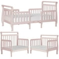 thumbnail image 3 of Dream On Me Emma 3-in-1 Convertible Toddler Bed, Blush Pink, Model #649-BP, 3 of 18