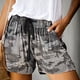thumbnail image 4 of Qarigey Pantalones cortos de mujer Pantalones cortos estampados casuales Pantalones cortos de cintura alta Prendas para la parte del cuerpo Camuflaje L, 4 of 7