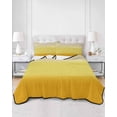 thumbnail image 2 of Twin XL Quilt Bedding Set, Yellow Ombre Reversible Summer Quilt 3 Pieces, Modern Abstract Art Abstract Lightweight Bedspreads Coverlets with 2 Pillow Shams for All Seasons, 2 of 5