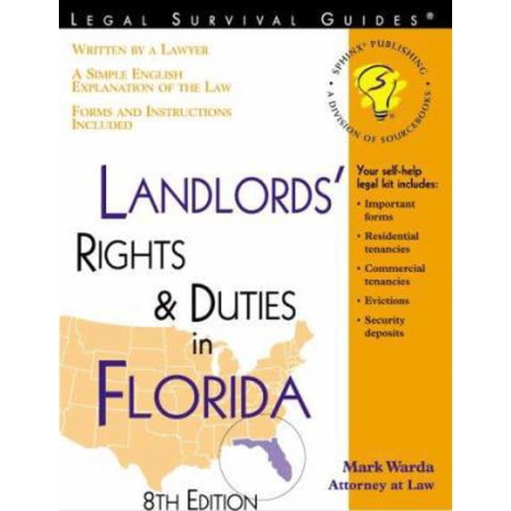 Pre-Owned Landlords' Rights & Duties in Florida: Landlords' Rights & Duties in Florida (Edition 8) (Paperback)