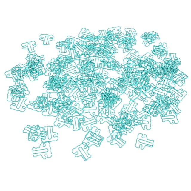 Clips de Note de Fichier, 160pcs Petit Ours Clip de Papier Multifonction Léger pour la Classification des Fichiers