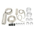 thumbnail image 1 of Flexible Stainless Steel Radiator Hose Kit, Universal Fit for Automotive Coolant Systems, Heat & , Includes 18-Piece Sleeving Set for Enhanced Protection, 1 of 7