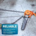 thumbnail image 2 of JET VLP Series 1/4 Ton Lever Chain Hoist - 5 Foot Lift, 2 of 8