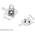 thumbnail image 2 of Fielect 50Pairs AA Battery Spring Plate AA Battery Positive Negative Conversion Spring Contact Nickeling Plate 12mmx12mm, 2 of 6