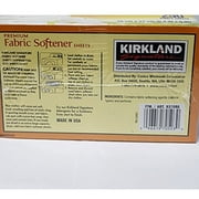 Kirkland Signature Premium Fabric Softener, Refreshing Scent, 250 Count