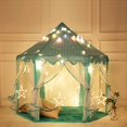 thumbnail image 1 of GoDecor Pongee Princess Castle Play House Outdoor Kids Play Tent Blue, 1 of 6