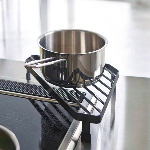 Sink Dish Drainer Coated Steel Kitchen Sponge Holder Tool Corner Sink Sponge Drainer White