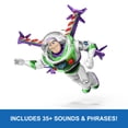 thumbnail image 5 of Disney and Pixar Toy Story 12” Scale Flight Mode Hi-Tech Edition Buzz Lightyear, 35+ Sounds, 5 of 6