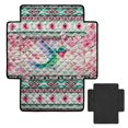 thumbnail image 2 of Kuiaobaty Cherry Blossom Print Armless Recliner Chair Covers, Aztec Hummingbird Print Non Slip Sofa Cushion Slipcover, Decorative Quilted Furniture Protector, Machine Washable, 2 of 7