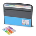 thumbnail image 2 of Deago 13 Pockets Waterproof Accordion Expanding File Folder Document Organizer with Zipper, Colorful Tabs, Letter/A4 Size, 2 of 10
