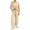 Beige, variant on Women Pant Suits Spring Autumn New Sexy Sloping Shoulder Casual Sports Suit Fashion Loose Simple Sweater Pants 2 piece Set Female