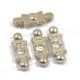 thumbnail image 3 of 20 Piezas de Espaciadoras de Barra de Plata Sunnimix para Joyas Artesanales Cuentas plateadas, 3 of 4