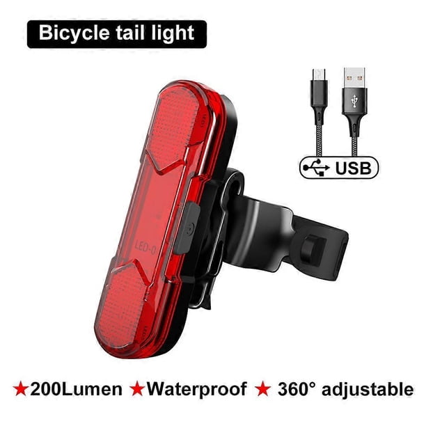 LED Bicycle Front Light USB Rechargeable MTB Road Headlight Powerful Flashlight