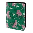 thumbnail image 2 of Pofeuu Tropical Leopard Print Travel Document Organizer Passport Holder Men Women for Family (6.5 in x 4.5 in),Wallet Holder Credit Card Clutch Bag Case, 2 of 5