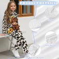 thumbnail image 6 of Uorisanigo Girls Boys Sweatsuit Set 2PCS Fall Warm Long Sleeve Baby Highland Cow Print Hoodies Sweatshirt and Jogger Pants Winter Outfits Pullover Kids Clothes, 6 of 7