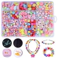 thumbnail image 1 of Snap Beads Set Creative Acrylic Developmental DIY Beads Toy DIY Jewelry Beads, 1 of 5