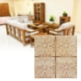 thumbnail image 3 of Calcomanía para tallado de madera, 4 piezas, calcomanía para tallado de madera con apliques a cuadros, calcomanía para tallado de madera cuadrada, calcomanía para tallado de madera diseñada a medida, 3 of 7