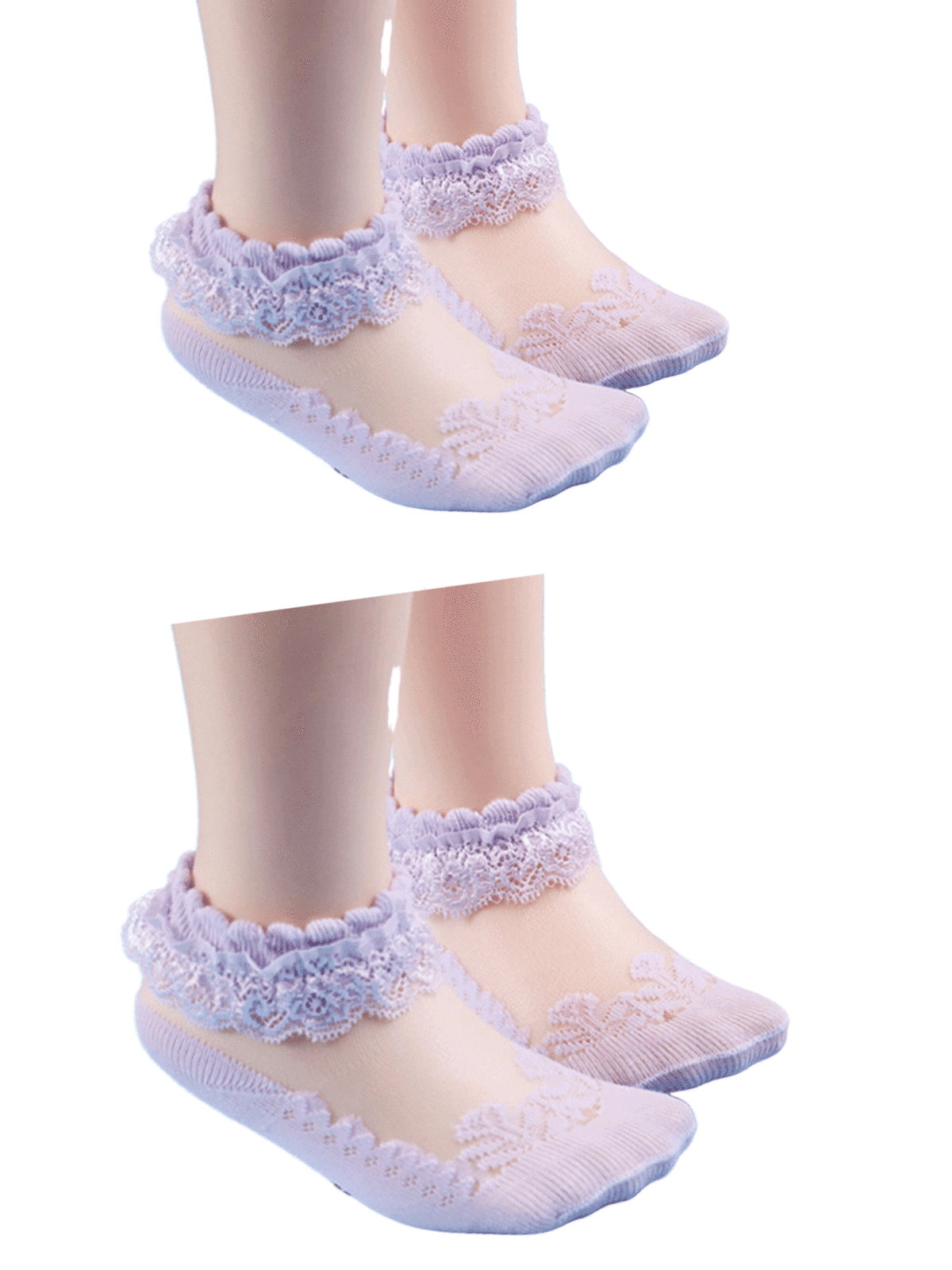 baby white ankle socks