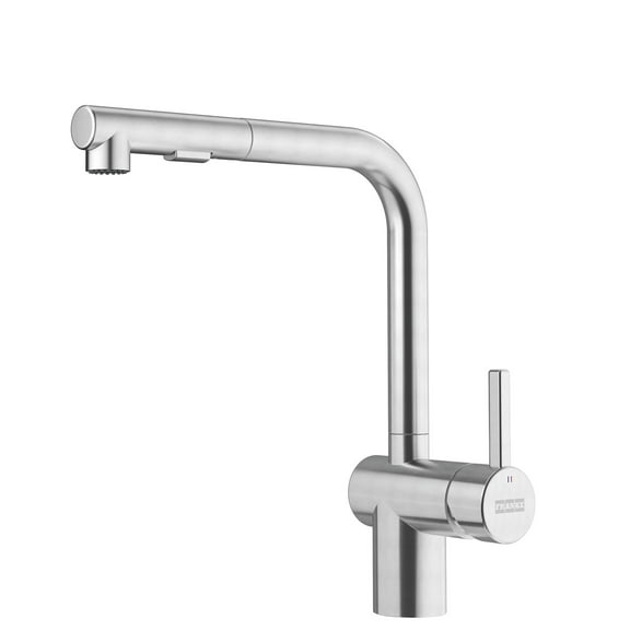 Franke Atl-Po Atlas Neo 1.75 GPM Single Hole Pull Out Kitchen Faucet - Stainless Steel