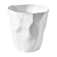 thumbnail image 3 of Kitchen Trash Can, Step-On Garbage Can with Lid, Tall Kitchen & Bathroom Trash Can, Small Office Waste Bin, White - Xuniizn, 3 of 9