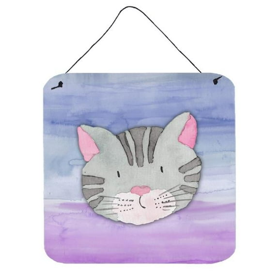 Cat Face Watercolor Wall or Door Hanging Prints