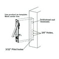 thumbnail image 5 of QCAA Solid Brass Edge Pull, 4", Matte Black, 1 Pack, Made in Taiwan, 5 of 5