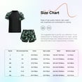 thumbnail image 7 of CHICTRY Kids Boys Two-piece Swimsuit Camouflage Print Short Sleeve Tops with Shorts Swimwear Black 13-14, 7 of 7