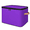 Multicolor 3, variant on ADECORIVY Blue Turquoise Storage Bin with Zipper Lid, Fabric Foldable Shelf Baskets Boxes, Closet Lidded Storage Bins, Decorative Clothes Organizer for Bedroom Home