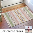 thumbnail image 3 of Bohemian Retro Floral Non-Slip Entryway Door Mat,Boho Indoor Decor Durable Low Plush Door Mat,Washable Welcome Rug for Patio Hallway Home Decor 16x24 Inches, 3 of 7