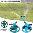 thumbnail image 5 of Lawn Sprinkler RXIRUCGD Automatic Garden Water Sprinklers Lawn Irrigation System Large Area Coverage Rotation 360 Degree, 5 of 5