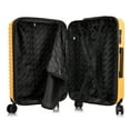 thumbnail image 6 of InUSA Ally 3-Piece Hardside Luggage Sets with Spinner Wheels Handle Trolley, (20"/24"/28"), Mustard, 6 of 10