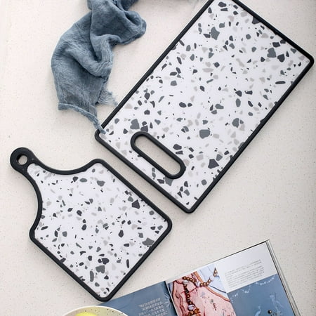 

plastic cutting board Kitchen Chopping Board Terrazzo Series Chopping Board Eco-friendly Chopping Board (Rectangle)