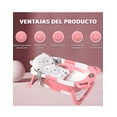 thumbnail image 3 of Bañera Xtellar Tina De Baño Para Bebe Plegable Portatil Casa Y Viaje Color  Rosa, 3 of 5