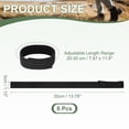thumbnail image 2 of Correas para Botas Uxcell, Bandas Elásticas para Tobillos con Gancho y Bucle Negras 14", 2 of 7