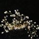 thumbnail image 5 of Tocado de novia Gloria Nupcial Perla Cristal oro, 5 of 9