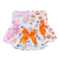 thumbnail image 5 of sunsanly Princess Pet Dress with Bowknot Cute Puppy Cat Skirt Soft Comfortable Chihuahua Clothes for Wedding Party Daily Wear Holidays Special Occasions, 5 of 8